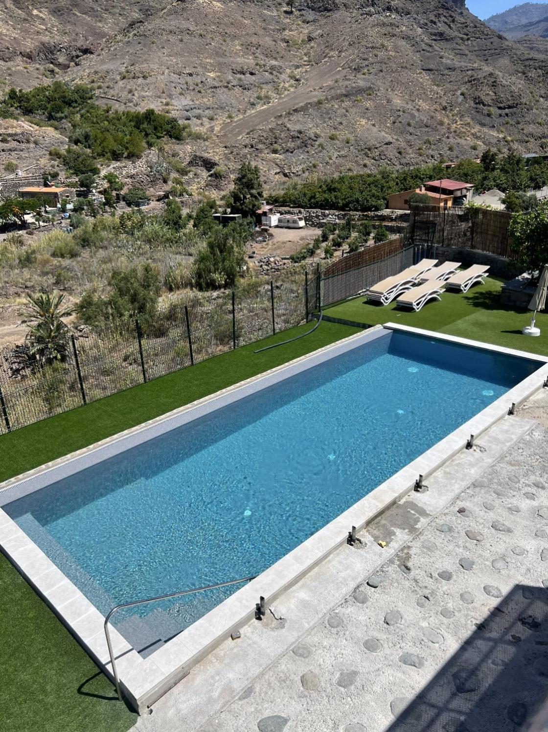 Casa Rural Con Bano Adaptado Y Piscina En Mogán 外观 照片